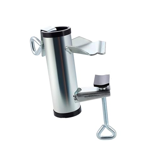 Zqxnt Verstellbare Patios Regenschirmhalter Freien Basisständer Metallklemmen Für Den Innenhof Dekernbahmliche Balkonzäune Outdoor von Zqxnt