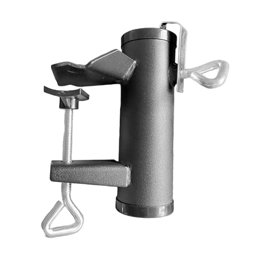 Zqxnt Verstellbare Patios Regenschirmhalter Freien Basisständer Metallklemmen Für Den Innenhof Dekernbahmliche Balkonzäune Outdoor von Zqxnt