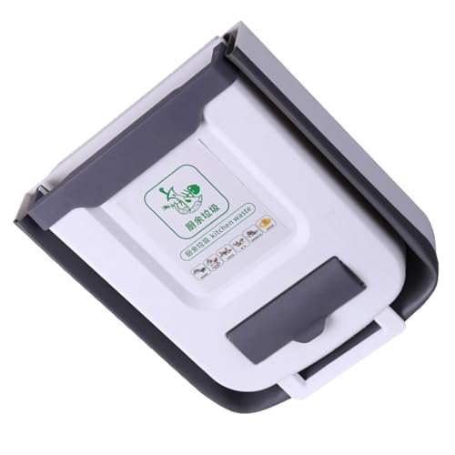 Zqxnt Wandmagnierte Mülleimer Dose Abfall Abfallbehälter 7l/10L Küche Hanging Müllbehälter Müll Recycling Staubköpfe Mülleimer Wandmagel Mülleimerdose von Zqxnt