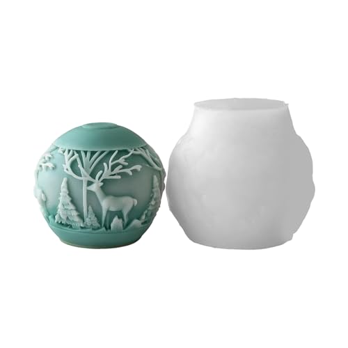 Zqxnt Weihnachtskugel Dekoration Schimmel Silikonkugel Form Kerzenherstellung Mit Schnellem Demolding Feature Für Handwerkliche Kreation Festives Home Decors Silikonform Zqxnt Weihnachtskugel Dekoration Schimmel Silikonkugel Form Kerzenherstellung Mit Schnellem Demolding Feature Für Handwerkliche Kreation Festives Home Decors Silikonform von Zqxnt