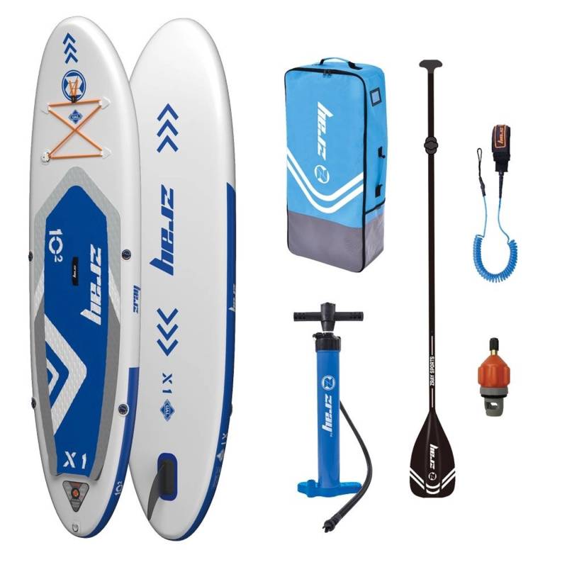 ZRAY Aufblasbares Stand Up Paddle Board X1 Komplettset Blau 310 x 81 x 15 cm inkl. Zubehör von Zray