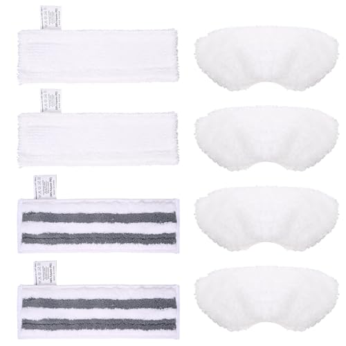 8 Stück für Kärcher Dampfreiniger Zubehör, für Kärcher Dampfreiniger Ersatztücher, Mikrofaser Set Bodentücher Ersatzteile, für Karcher EasyFix SC1 SC2 SC3 SC4 SC5 von Zroden