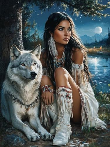 Zsccvzlu Malen Nach Zahlen Erwachsene Frau Paint by Numbers Wolf Malen Nach Zahlen mit Rahmen 40X50CM Leinwand Ölgemälde Kit mit Pinseln und Acrylfarbe für Zimmer Deko Wohnzimmer Geschenke für Frauen Zsccvzlu Malen Nach Zahlen Erwachsene Frau Paint by Numbers Wolf Malen Nach Zahlen mit Rahmen 40X50CM Leinwand Ölgemälde Kit mit Pinseln und Acrylfarbe für Zimmer Deko Wohnzimmer Geschenke für Frauen von Zsccvzlu