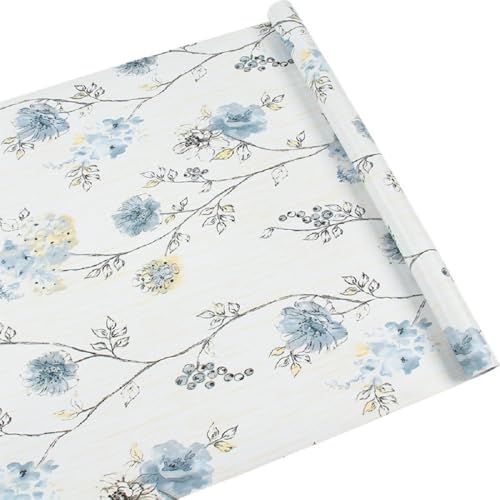 Zspoly Selbstklebende Tapete Blumen 45×1000cm Weiß Selbstklebende Blumen Blatt Tapete Verdicken Möbelfolie Selbstklebend Wasserdicht Vinyl Klebefolie für Wand Schrank Möbel Dekor Zspoly Selbstklebende Tapete Blumen 45×1000cm Weiß Selbstklebende Blumen Blatt Tapete Verdicken Möbelfolie Selbstklebend Wasserdicht Vinyl Klebefolie für Wand Schrank Möbel Dekor von Zspoly