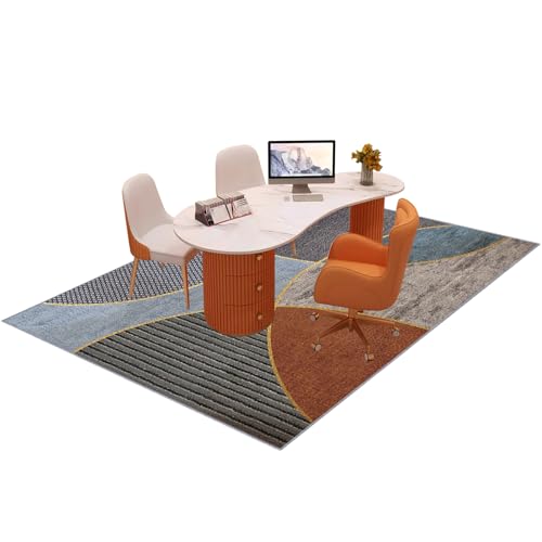 Bodenschutzmatte, Gaming Teppich, Rutschfester Mehrzweck-Stuhlteppich für zu Hause, Bürostuhl Unterlage, Schreibtischstuhl Unterlage, Stuhlmatte für Hartholzböden, Laminat, Parkett 180 x 200 cm Bodenschutzmatte, Gaming Teppich, Rutschfester Mehrzweck-Stuhlteppich für zu Hause, Bürostuhl Unterlage, Schreibtischstuhl Unterlage, Stuhlmatte für Hartholzböden, Laminat, Parkett 180 x 200 cm von Zteiuqx