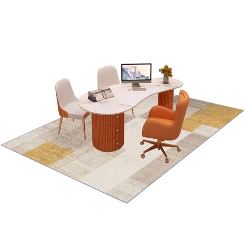 Bodenschutzmatte, Gaming Teppich, Rutschfester Mehrzweck-Stuhlteppich für zu Hause, Bürostuhl Unterlage, Schreibtischstuhl Unterlage, Stuhlmatte für Hartholzböden, Laminat, Parkett 200 x 250 cm Bodenschutzmatte, Gaming Teppich, Rutschfester Mehrzweck-Stuhlteppich für zu Hause, Bürostuhl Unterlage, Schreibtischstuhl Unterlage, Stuhlmatte für Hartholzböden, Laminat, Parkett 200 x 250 cm von Zteiuqx