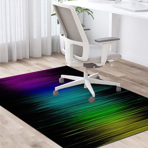 Bodenschutzmatte Bürostuhl, Schreibtischstuhl Unterlage für Laminat, rutschfest Gaming Teppich, Bürostuhl Unterlage für Parkett und Hartböden 80 x 120 cm Bodenschutzmatte Bürostuhl, Schreibtischstuhl Unterlage für Laminat, rutschfest Gaming Teppich, Bürostuhl Unterlage für Parkett und Hartböden 80 x 120 cm von Zteiuqx