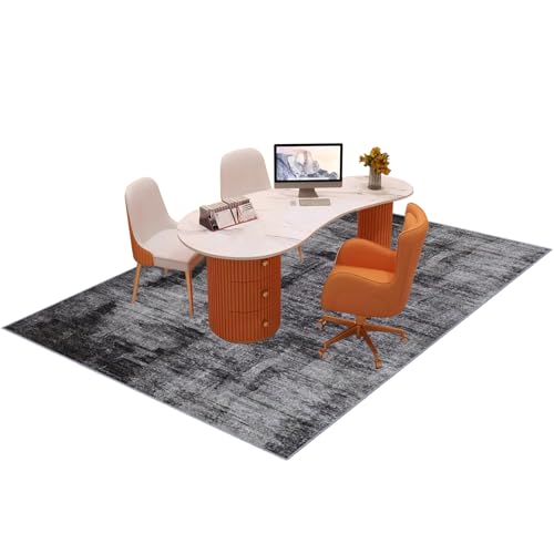 Bodenschutzmatte Bürostuhl, rutschfest Bürostuhl Unterlage, Schreibtischstuhl Unterlage, Bodenschutzmatte für Hartböden, Stuhlunterlage für Harten Boden, Laminat und Fliesen 140 x 180 cm Bodenschutzmatte Bürostuhl, rutschfest Bürostuhl Unterlage, Schreibtischstuhl Unterlage, Bodenschutzmatte für Hartböden, Stuhlunterlage für Harten Boden, Laminat und Fliesen 140 x 180 cm von Zteiuqx