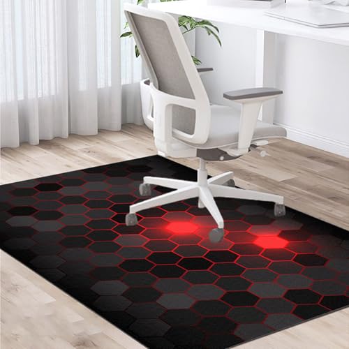 Bürostuhl Unterlage, Bodenschutzmatte für Hartböden, Gaming Teppich, Mehrzweck Schreibtischstuhl Unterlage für zu Hause und im Büro 180 x 230 cm Bürostuhl Unterlage, Bodenschutzmatte für Hartböden, Gaming Teppich, Mehrzweck Schreibtischstuhl Unterlage für zu Hause und im Büro 180 x 230 cm von Zteiuqx