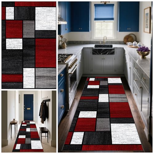 Läufer Teppich Flur Teppichläufer Flur Lang Küchenläufer 60 x 80 cm Schmutzfangmatte Innen Rutschfeste Maschinen Waschbare Fußmatte Küchenteppich Läufer für Küche Schlafzimmer Wohnzimmer Eingang Läufer Teppich Flur Teppichläufer Flur Lang Küchenläufer 60 x 80 cm Schmutzfangmatte Innen Rutschfeste Maschinen Waschbare Fußmatte Küchenteppich Läufer für Küche Schlafzimmer Wohnzimmer Eingang von Zteiuqx