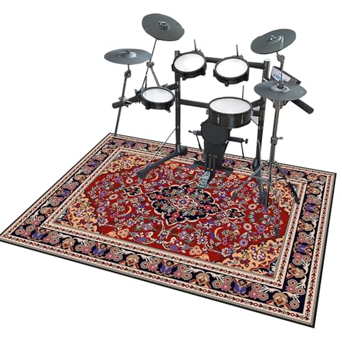 Zteiuqx 120 x 70 cm Drum Teppich Schlagzeugteppich rechteckiges Trommelteppich Schallschutz Akustik Schlagzeug Teppich Professionelles Elektronisches Jazz Schlagzeug Kit Drumteppich Zteiuqx 120 x 70 cm Drum Teppich Schlagzeugteppich rechteckiges Trommelteppich Schallschutz Akustik Schlagzeug Teppich Professionelles Elektronisches Jazz Schlagzeug Kit Drumteppich von Zteiuqx