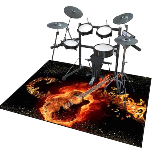 Zteiuqx 230 x 200 cm Drum Teppich Schlagzeugteppich rechteckiges Trommelteppich Schallschutz Akustik Schlagzeug Teppich Professionelles Elektronisches Jazz Schlagzeug Kit Drumteppich Zteiuqx 230 x 200 cm Drum Teppich Schlagzeugteppich rechteckiges Trommelteppich Schallschutz Akustik Schlagzeug Teppich Professionelles Elektronisches Jazz Schlagzeug Kit Drumteppich von Zteiuqx