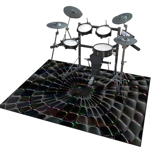 Zteiuqx Schlagzeug Teppich, rutschfest Drum Teppich Matte Innen und Außen, Schallschutz Akustik Teppich Schallschutzteppich, Elektronisches Jazz Schlagzeug Kit für Bass Snare Drum 200 x 180 cm Zteiuqx Schlagzeug Teppich, rutschfest Drum Teppich Matte Innen und Außen, Schallschutz Akustik Teppich Schallschutzteppich, Elektronisches Jazz Schlagzeug Kit für Bass Snare Drum 200 x 180 cm von Zteiuqx