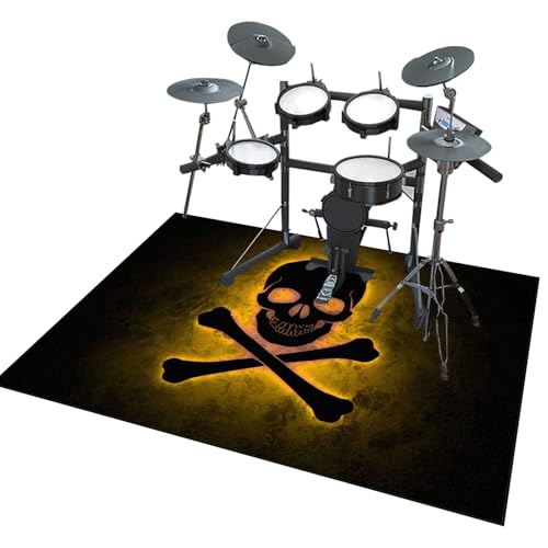 Zteiuqx Schlagzeug Teppich, rutschfest Drum Teppich Matte Innen und Außen, Schallschutz Akustik Teppich Schallschutzteppich, Elektronisches Jazz Schlagzeug Kit für Bass Snare Drum 210 x 180 cm Zteiuqx Schlagzeug Teppich, rutschfest Drum Teppich Matte Innen und Außen, Schallschutz Akustik Teppich Schallschutzteppich, Elektronisches Jazz Schlagzeug Kit für Bass Snare Drum 210 x 180 cm von Zteiuqx