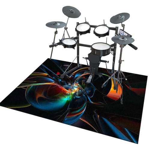 Zteiuqx Schlagzeug Teppich, rutschfest Drum Teppich Matte Innen und Außen, Schallschutz Akustik Teppich Schallschutzteppich, Elektronisches Jazz Schlagzeug Kit für Bass Snare Drum 230 x 180 cm Zteiuqx Schlagzeug Teppich, rutschfest Drum Teppich Matte Innen und Außen, Schallschutz Akustik Teppich Schallschutzteppich, Elektronisches Jazz Schlagzeug Kit für Bass Snare Drum 230 x 180 cm von Zteiuqx