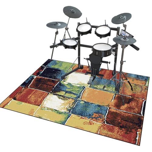 Zteiuqx Schlagzeug Teppich, rutschfest Drum Teppich Matte Innen und Außen, Schallschutz Akustik Teppich Schallschutzteppich, Elektronisches Jazz Schlagzeug Kit für Bass Snare Drum 230 x 200 cm Zteiuqx Schlagzeug Teppich, rutschfest Drum Teppich Matte Innen und Außen, Schallschutz Akustik Teppich Schallschutzteppich, Elektronisches Jazz Schlagzeug Kit für Bass Snare Drum 230 x 200 cm von Zteiuqx