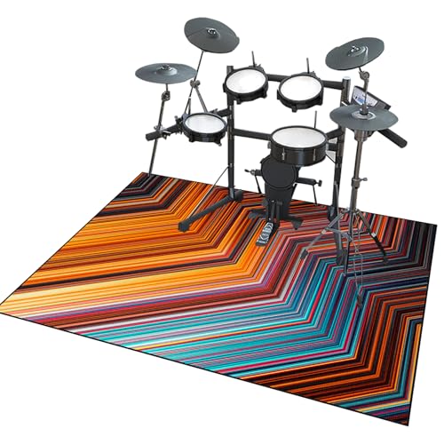 Zteiuqx Schlagzeug Teppich, rutschfest Drum Teppich Matte Innen und Außen, Schallschutz Akustik Teppich Schallschutzteppich, Elektronisches Jazz Schlagzeug Kit für Bass Snare Drum 230 x 200 cm Zteiuqx Schlagzeug Teppich, rutschfest Drum Teppich Matte Innen und Außen, Schallschutz Akustik Teppich Schallschutzteppich, Elektronisches Jazz Schlagzeug Kit für Bass Snare Drum 230 x 200 cm von Zteiuqx