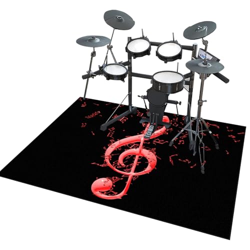 Zteiuqx Schlagzeug Teppich, rutschfest Drum Teppich Matte Innen und Außen, Schallschutz Akustik Teppich Schallschutzteppich, Elektronisches Jazz Schlagzeug Kit für Bass Snare Drum 230 x 200 cm Zteiuqx Schlagzeug Teppich, rutschfest Drum Teppich Matte Innen und Außen, Schallschutz Akustik Teppich Schallschutzteppich, Elektronisches Jazz Schlagzeug Kit für Bass Snare Drum 230 x 200 cm von Zteiuqx
