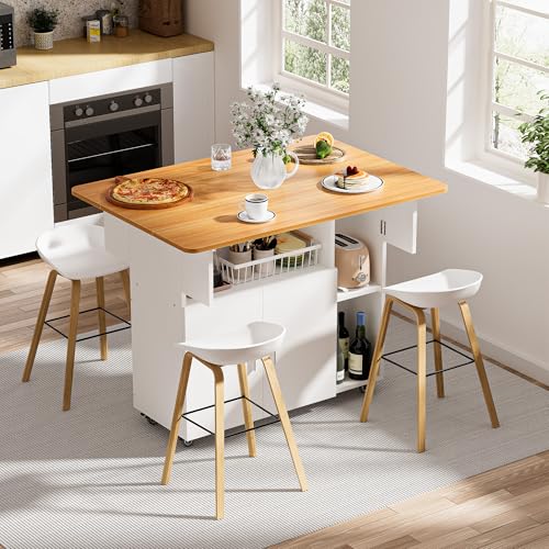 Ztexkee Mobiler Klapptisch Klappbarer Esstisch auf Rädern Klapptisch mit 1 großen Schrank und 3 offenen Fach Sideboard Mobiler Esstisch für kleine Räume Esszimmer Küche 100 x 70 x 79 cm Orange Weiß Ztexkee Mobiler Klapptisch Klappbarer Esstisch auf Rädern Klapptisch mit 1 großen Schrank und 3 offenen Fach Sideboard Mobiler Esstisch für kleine Räume Esszimmer Küche 100 x 70 x 79 cm Orange Weiß von Ztexkee