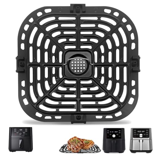 Zubehör für Instant Vortex 6 in 1 6QT Gourmia GAF735 6 QT Air Fryer, Original Ersatz Air Fryer Grillplatte Grillpfanne Crisper Plate Tray Rack Teile, Spülmaschinenfest von ZuKaYeHome