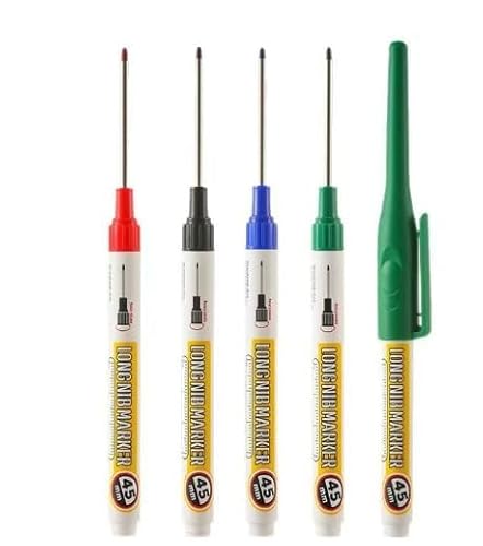 10 Stück Tieflochmarker mit 20 mm langer Spitze – Wasserfeste Markierungsstifte für präzise Markierungen auf Holz, Metall, Kunststoff und Karton in Schwarz, Blau, Grün,Rot und Weiß markierstift 10 Stück Tieflochmarker mit 20 mm langer Spitze – Wasserfeste Markierungsstifte für präzise Markierungen auf Holz, Metall, Kunststoff und Karton in Schwarz, Blau, Grün,Rot und Weiß markierstift von Zuahaly
