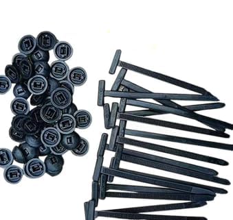 100 Stück Universal-Kabelbinderschnallen Aus Nylon – Strapazierfähige, Selbstverriegelnde Kabelbinder Mit Stift- Und Knopfmechanismus – UV-beständig, Für Fahrzeugwartung Und Heimwerkerarbeiten 100 Stück Universal-Kabelbinderschnallen Aus Nylon – Strapazierfähige, Selbstverriegelnde Kabelbinder Mit Stift- Und Knopfmechanismus – UV-beständig, Für Fahrzeugwartung Und Heimwerkerarbeiten von Zuahaly