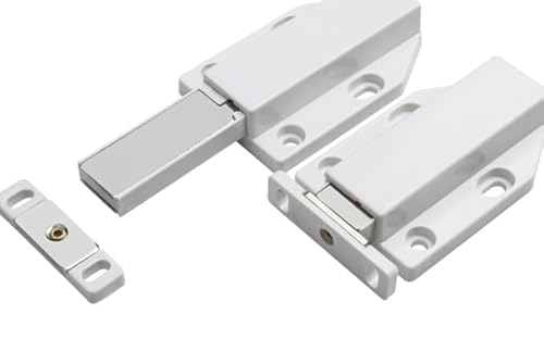 Drucktüröffner Magnet Push to Open, 2 Stück Heavy Duty Schrank Türöffner, Tip-On für Möbel und Schubladen, Hochleistungs-Magnetschnäpper in Weiß, Einfache und Flexible Installation Drucktüröffner Magnet Push to Open, 2 Stück Heavy Duty Schrank Türöffner, Tip-On für Möbel und Schubladen, Hochleistungs-Magnetschnäpper in Weiß, Einfache und Flexible Installation von Zuahaly
