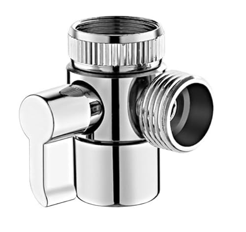 Kunststoff-Drei-Richtung-Wasserhahn-Schaltventil mit Adapter M22 bis M24, Wasserhahnzubehör für einfaches Wechseln zwischen Wasserquellen, rost- und korrosionsbeständig, Sicher und dauerhaft Kunststoff-Drei-Richtung-Wasserhahn-Schaltventil mit Adapter M22 bis M24, Wasserhahnzubehör für einfaches Wechseln zwischen Wasserquellen, rost- und korrosionsbeständig, Sicher und dauerhaft von Zuahaly