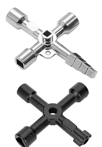 Zuahaly 2er Set Universalschlüssel – 4-Wege Multifunktionsschlüssel für Elektroschränke, Wasserhähne, Gas- und Stromzähler – Robuste und langlebige Schlüssel mit vielseitigen Anwendungsmöglichkeiten Zuahaly 2er Set Universalschlüssel – 4-Wege Multifunktionsschlüssel für Elektroschränke, Wasserhähne, Gas- und Stromzähler – Robuste und langlebige Schlüssel mit vielseitigen Anwendungsmöglichkeiten von Zuahaly