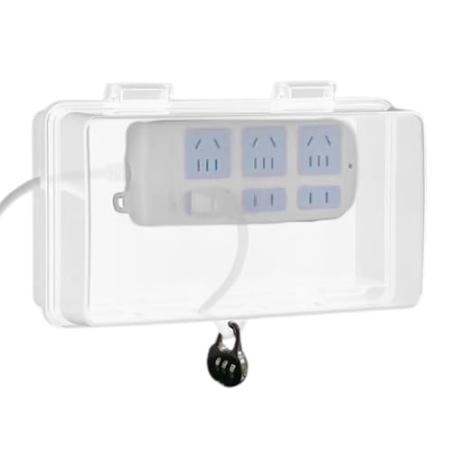 Wasserdichte Outdoor Outlet Covers, Kabelbox Wasserdicht mit Passwortsperre für den Außenbereich zum Schutz von Steckverbindungen, Steckdosen, usw(22 x 10,5 x 3,8 cm) von Zuasdvnk