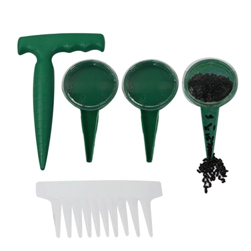 Zuasdvnk Handsägefäß – 14-faches Aussaat-Set – verstellbarer Handabstandshalter für kleine Aussaat von Blumen, Gemüse, Outdoor/Indoor von Zuasdvnk