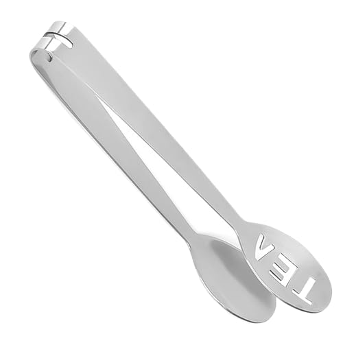 Zuasdvnk Teebeutelquetscher Löffel, Teebeutel-Sieb-Clip, Teefilter-Löffel-Klemme, Teesieb-Halter, Clip, Edelstahl-Teesieb-Zange mit langem Griff Zuasdvnk Teebeutelquetscher Löffel, Teebeutel-Sieb-Clip, Teefilter-Löffel-Klemme, Teesieb-Halter, Clip, Edelstahl-Teesieb-Zange mit langem Griff von Zuasdvnk