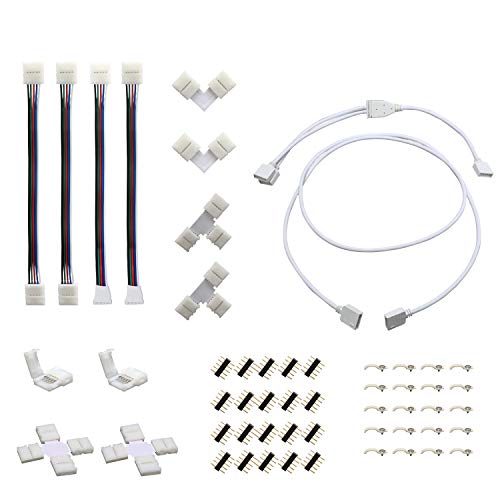 Zuchini 5-poliges RGBW-LED-Lichtband-Anschluss-Set für 10 mm 5050 RGBW-LED-Leuchten Zuchini 5-poliges RGBW-LED-Lichtband-Anschluss-Set für 10 mm 5050 RGBW-LED-Leuchten von Zuchini