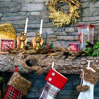 Dekorative Vergoldete Metallic Gold Federgirlande Für Weihnachten, Herbst Dekor, Thanksgiving, Einzigartige Urlaub Girlande Zucker® von ZuckerFeatherPlace