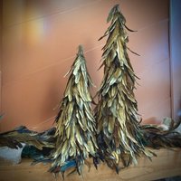 Vergoldete Gold Metallic Feder Bäume - Herbst Dekorative Event & Urlaub Weihnachtsbäume Zucker® von ZuckerFeatherPlace