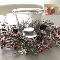 Kerzenglas, Tannendeko, Tannendekoration, Windlicht, Dekokranz, Kranz, Kerzenständer, Weihnachtsdeko, Kerzenhalter, Kerze Kerzenglas, Tannendeko, Tannendekoration, Windlicht, Dekokranz, Kranz, Kerzenständer, Weihnachtsdeko, Kerzenhalter, Kerze von Zuckerpuppenladen