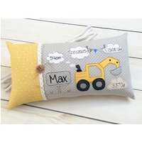 Kinderkissen Geburtskissen Namenskissen Kissen Personalisiert Zur Taufe Taufgeschenk Geschenk Geburt Mit Bagger Geburtstagsgeschenk Kinderkissen Geburtskissen Namenskissen Kissen Personalisiert Zur Taufe Taufgeschenk Geschenk Geburt Mit Bagger Geburtstagsgeschenk von ZuckerschnutenShop