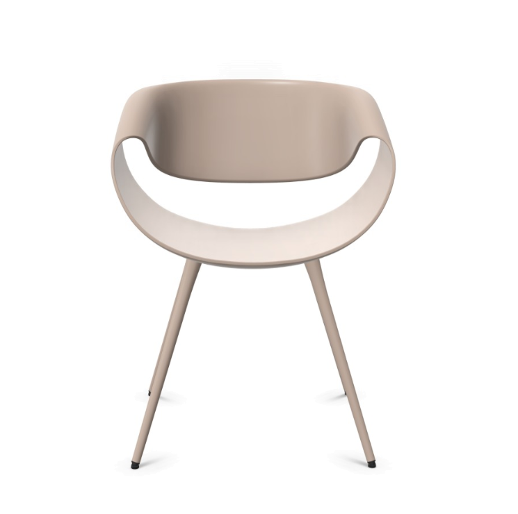 Little Perillo Sessel mit Vierbeingestell kittgrau  - Ausstellungsstück von Züco