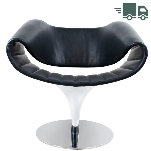 Züco PERILLO Lounge Sessel PE 837 Echtleder - schwarz von Züco