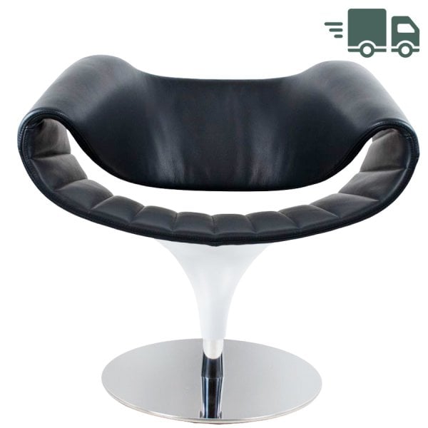 Züco PERILLO Lounge Sessel PE 837 Echtleder - schwarz Züco PERILLO Lounge Sessel PE 837 Echtleder - schwarz von Züco