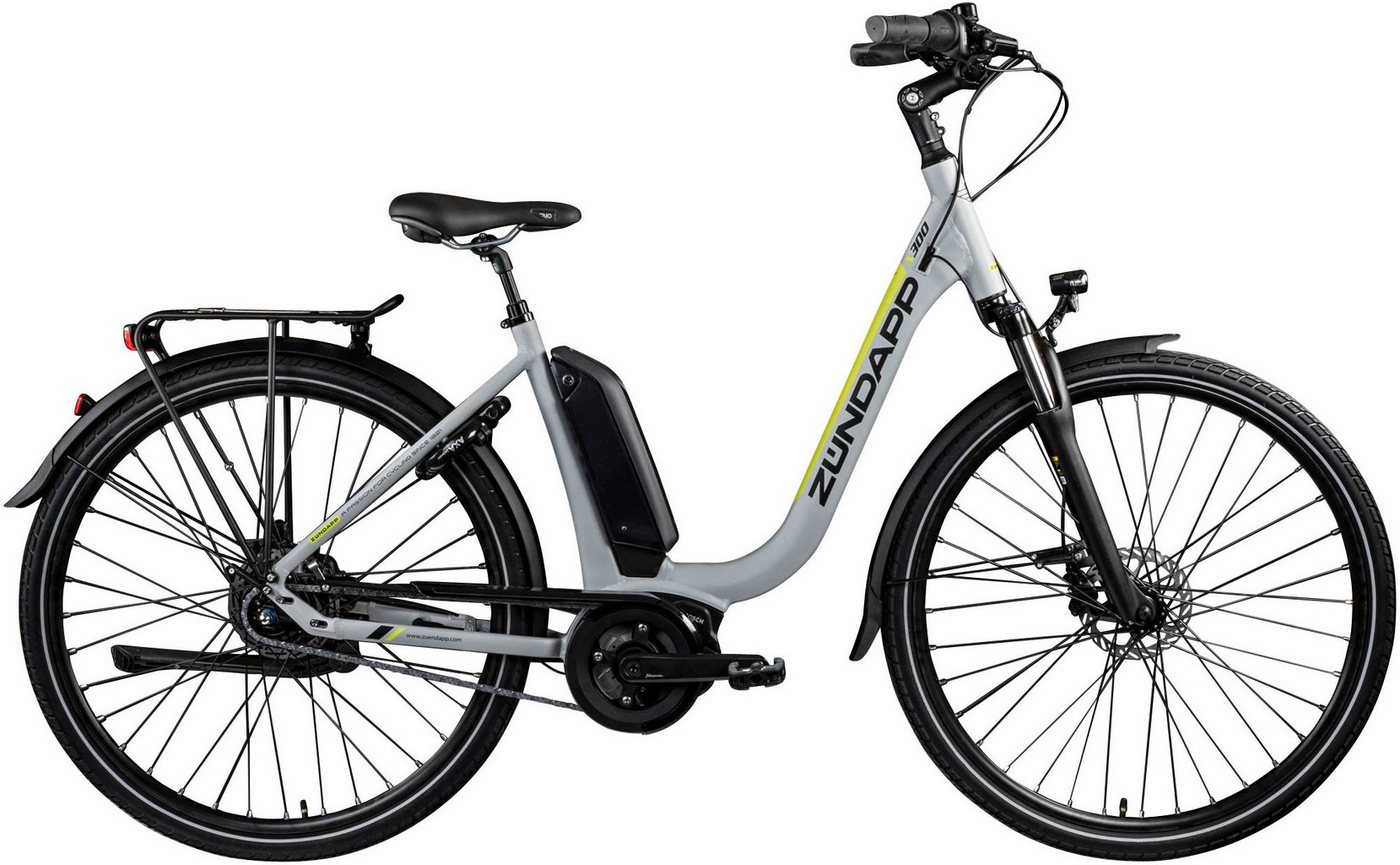 Zündapp E-Bike Cityrad X300, 7 Gang Shimano Nexus Schaltwerk, Nabenschaltung, Mittelmotor, 400 Wh, Pedelec, Elektrofahrrad für Damen u. Herren Zündapp E-Bike Cityrad X300, 7 Gang Shimano Nexus Schaltwerk, Nabenschaltung, Mittelmotor, 400 Wh, Pedelec, Elektrofahrrad für Damen u. Herren von Zündapp