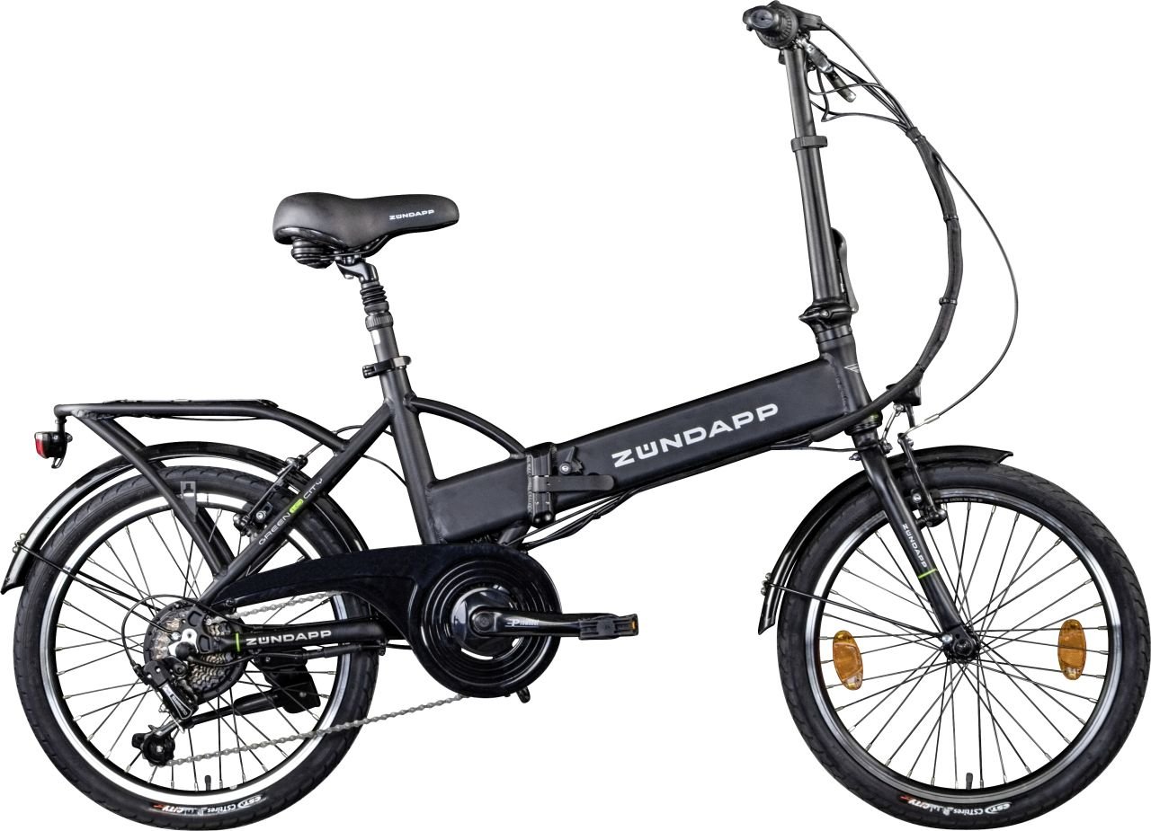 Zündapp E-Bike Faltrad Green 1.0 Unisex 20 Zoll RH 37cm 6-Gang 270 Wh schwarz Zündapp E-Bike Faltrad Green 1.0 Unisex 20 Zoll RH 37cm 6-Gang 270 Wh schwarz von Zündapp
