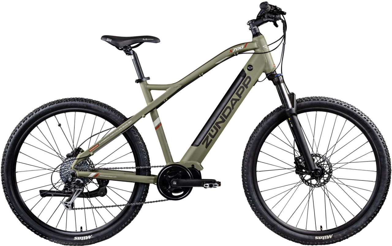 Zündapp E-Bike MTB X700 27,5 Zoll Rh 50cm 9-Gang 504 Wh grün von Zündapp