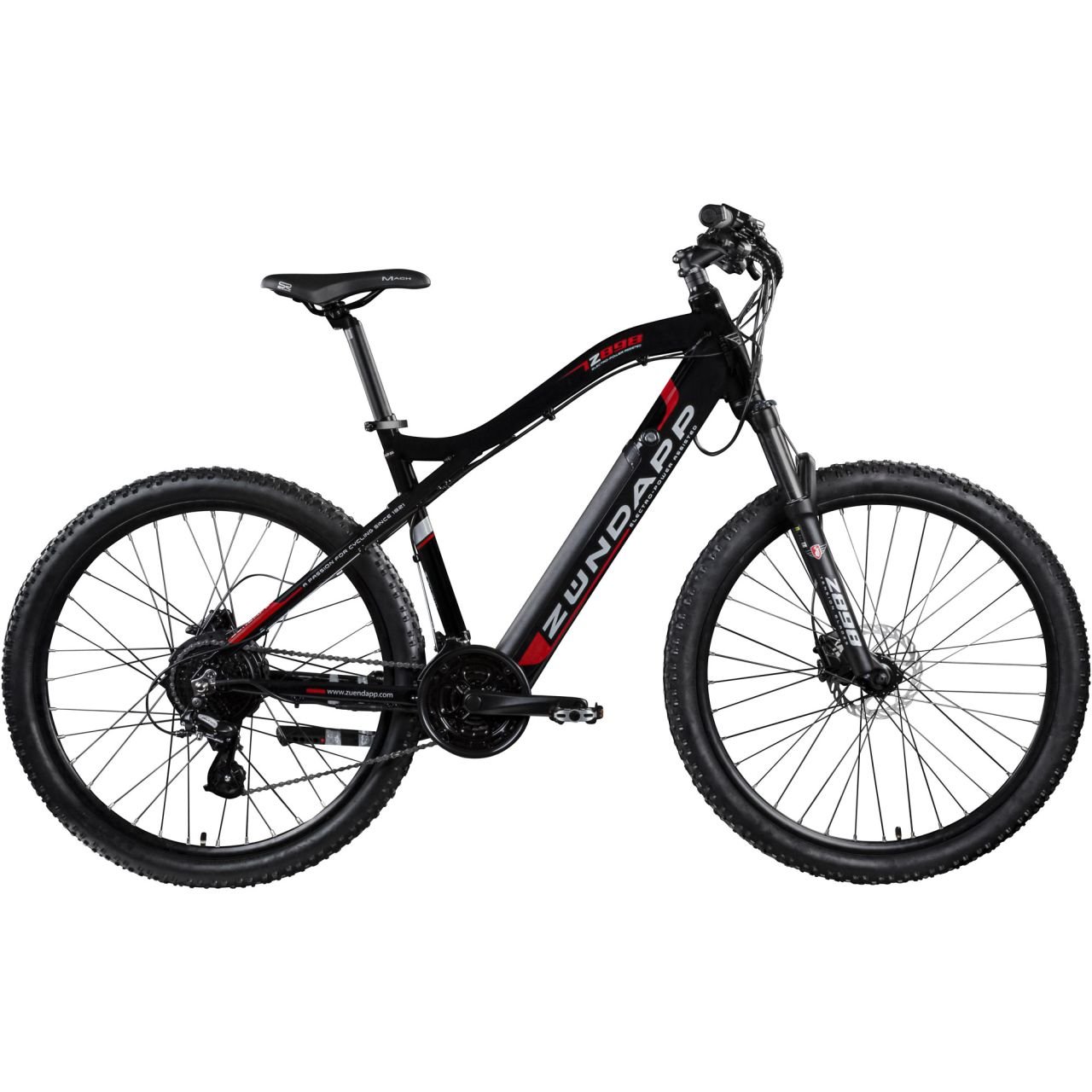 Zündapp E-Bike MTB Z898 27,5 Zoll RH 48cm 24-Gang, 504 Wh schwarz rot Zündapp E-Bike MTB Z898 27,5 Zoll RH 48cm 24-Gang, 504 Wh schwarz rot von Zündapp