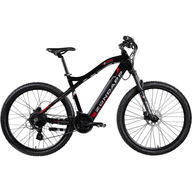 Zündapp E-Bike MTB Z898 27,5 Zoll RH 48cm 24-Gang, 504 Wh schwarz rot von Zündapp