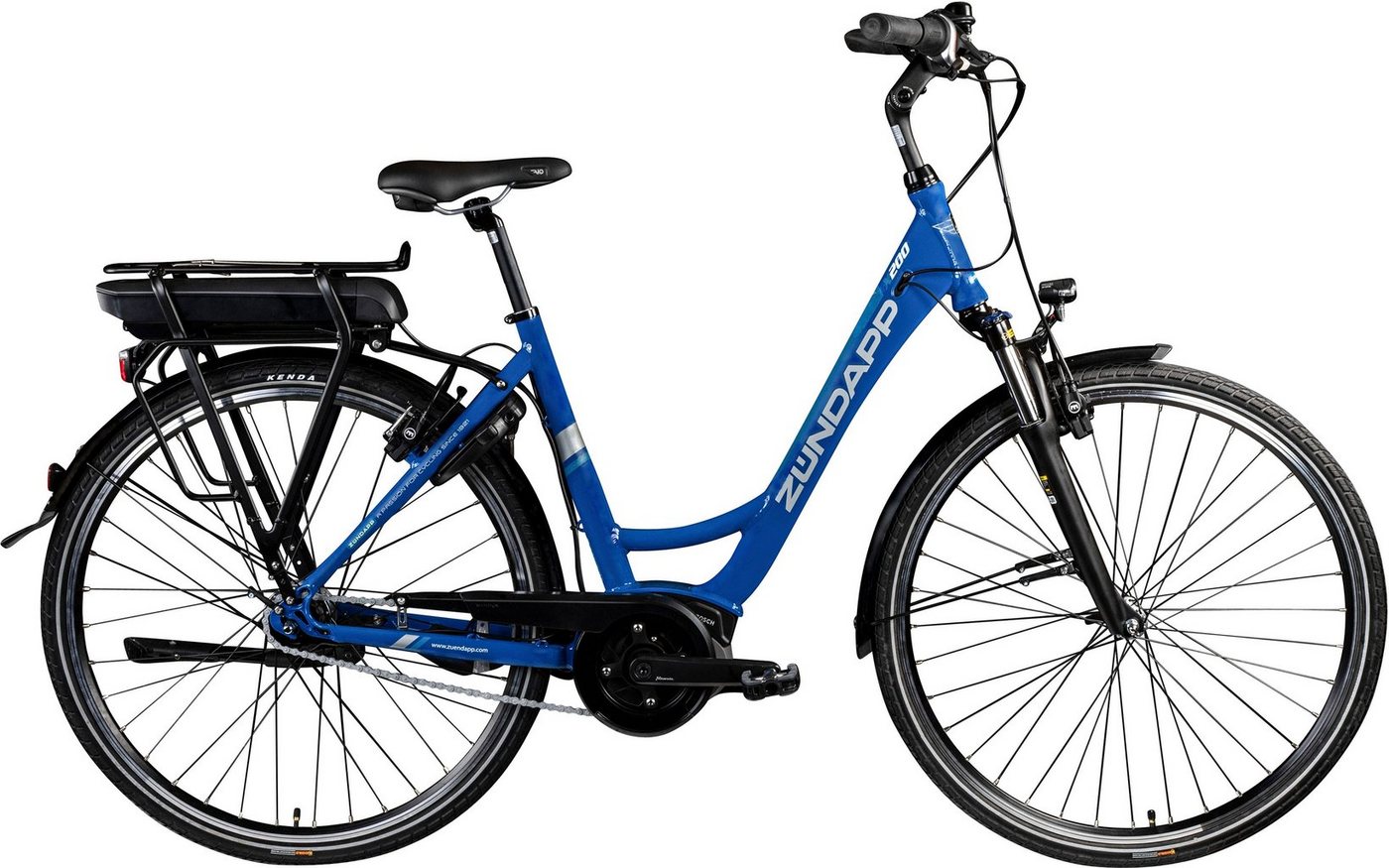 Zündapp E-Bike X200, 7 Gang Shimano Nexus Schaltwerk, Nabenschaltung, Mittelmotor, 400 Wh Akku von Zündapp