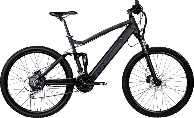 Zündapp E-Bike XFS Fully 27,5 Zoll 27-Gang 504 Wh schwarz rot von Zündapp