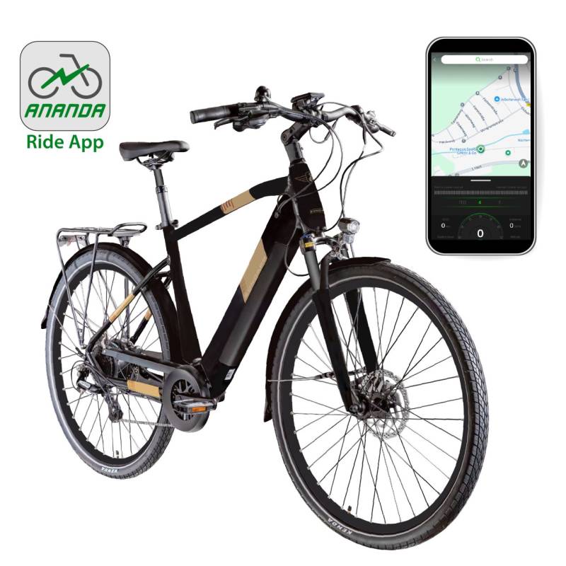 Zündapp E-Bike Z810 Trekking 28 Zoll 8-Gang 550 Wh schwarz beige von Zündapp
