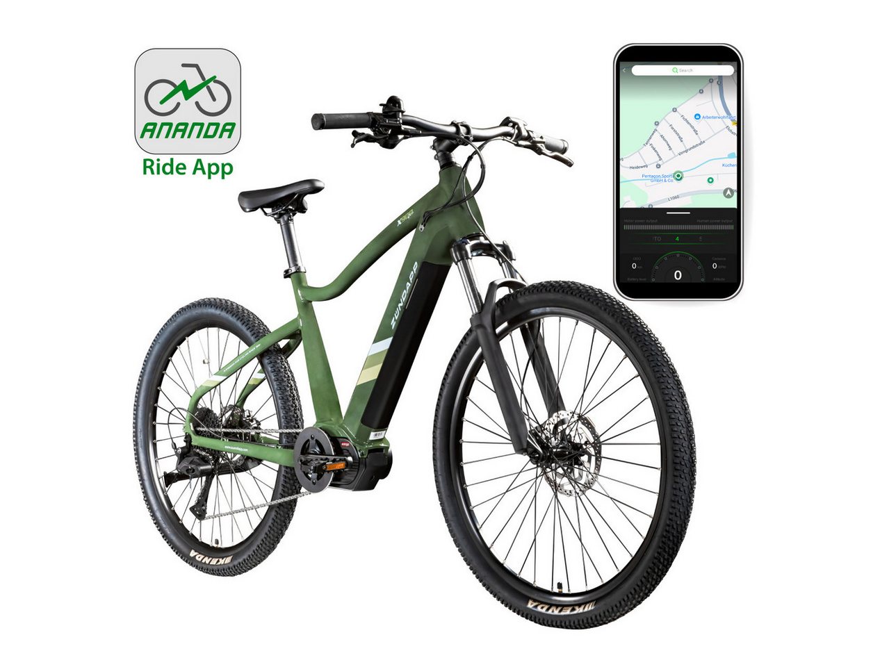 Zündapp E-Bike Zündapp E-Bike MTB X900 27,5 Zoll 10-Gang 733 Wh von Zündapp