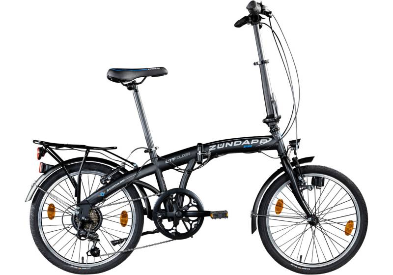 Zündapp Faltrad ZF20 Speed Folder 20 Zoll 6-Gang RH 28,5cm grau Zündapp Faltrad ZF20 Speed Folder 20 Zoll 6-Gang RH 28,5cm grau von Zündapp